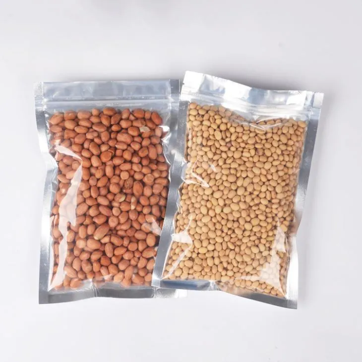 Įvairios pusės aliuminio folijos trijų pusių tarpiklio veržlės maišas