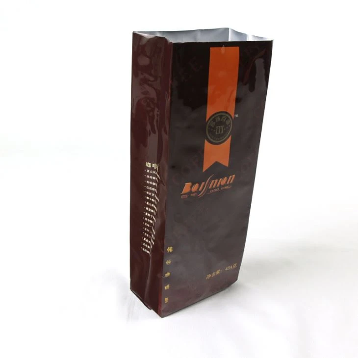 Maistinis 4oz aliuminio folijos kavos arbatos maišelį didmeninė