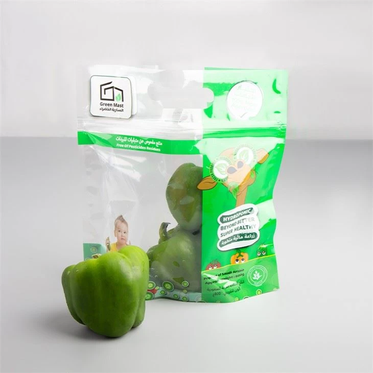 Plastikiniai kvėpuojantys nuo rūko šviežių vaisių ir daržovių pakavimo maišeliai