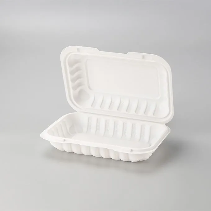 6x9inch balti pp mikrobangų krosnelės maisto indai išsinešimui maistas eiti pietų dėžutė plastikinis daugkartinio naudojimo Clamshell maisto indasH