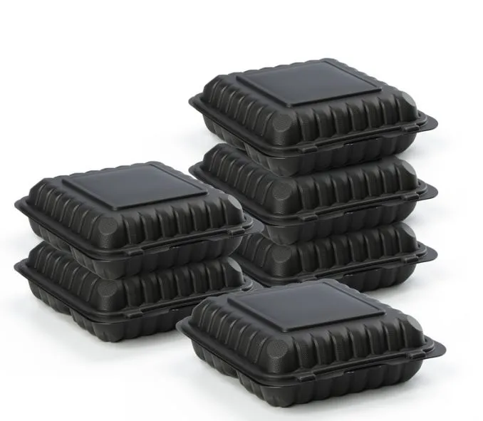 9 colių 3 skyrių išsinešimo dėžutė