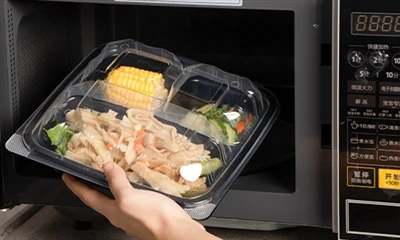 9x6 colių juodos talpyklos laikymo dėžės, plastikinės, sukraunamos, kad būtų ...