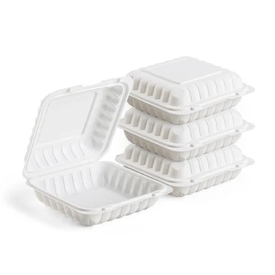 Balta Clamshell maisto talpa